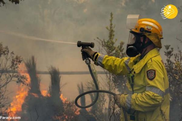 (تصاویر) شعله های آتش، ویرانی، درد و رنج در غرب استرالیا