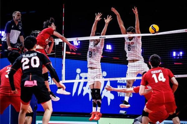 ژاپن در ارومیه ایران را شکست داد و قهرمان والیبال آسیا شد